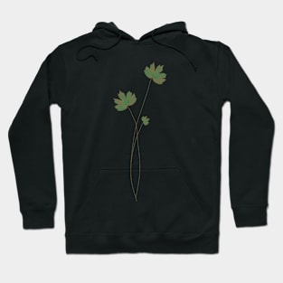 Final leaf green lime art Hoodie